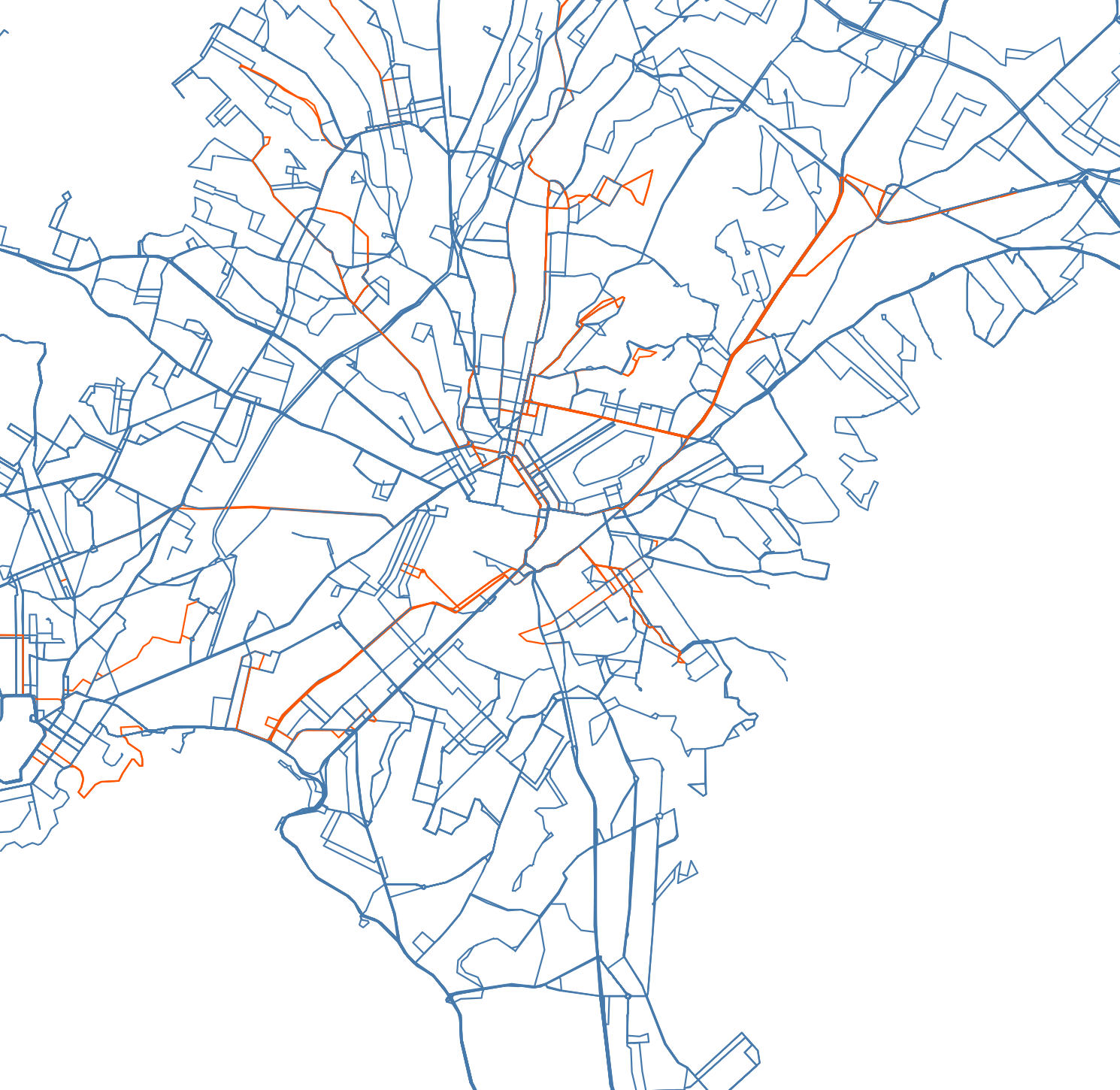 Athens Map Area